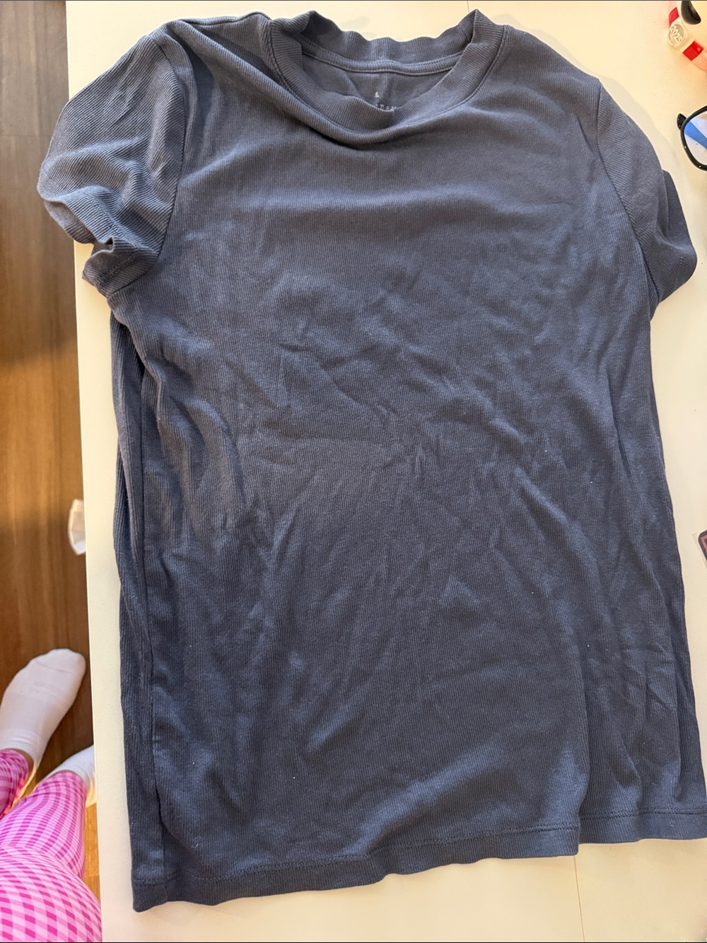 Men's Short Sleeve Crew Neck Shirt - Navy